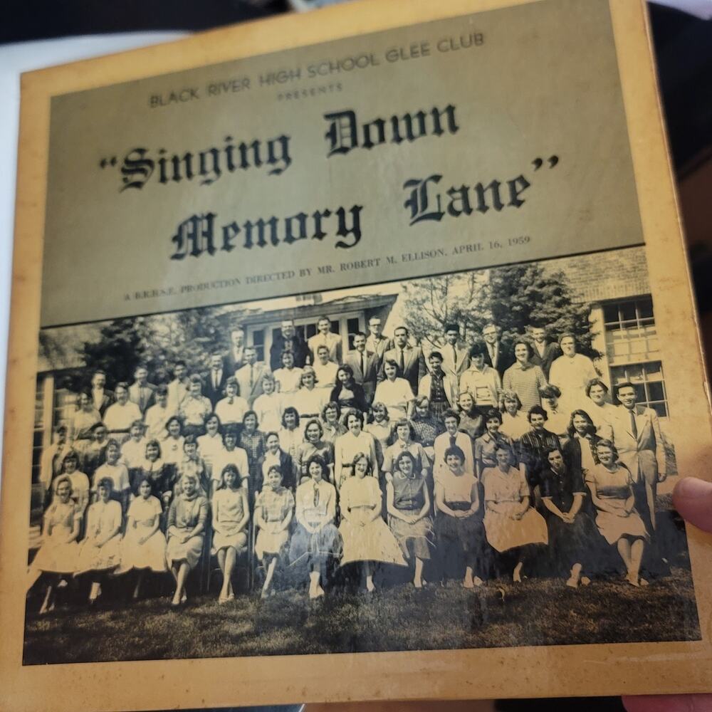 Singing Down Memory Lane Album black river High School Glee Club 1959 Record